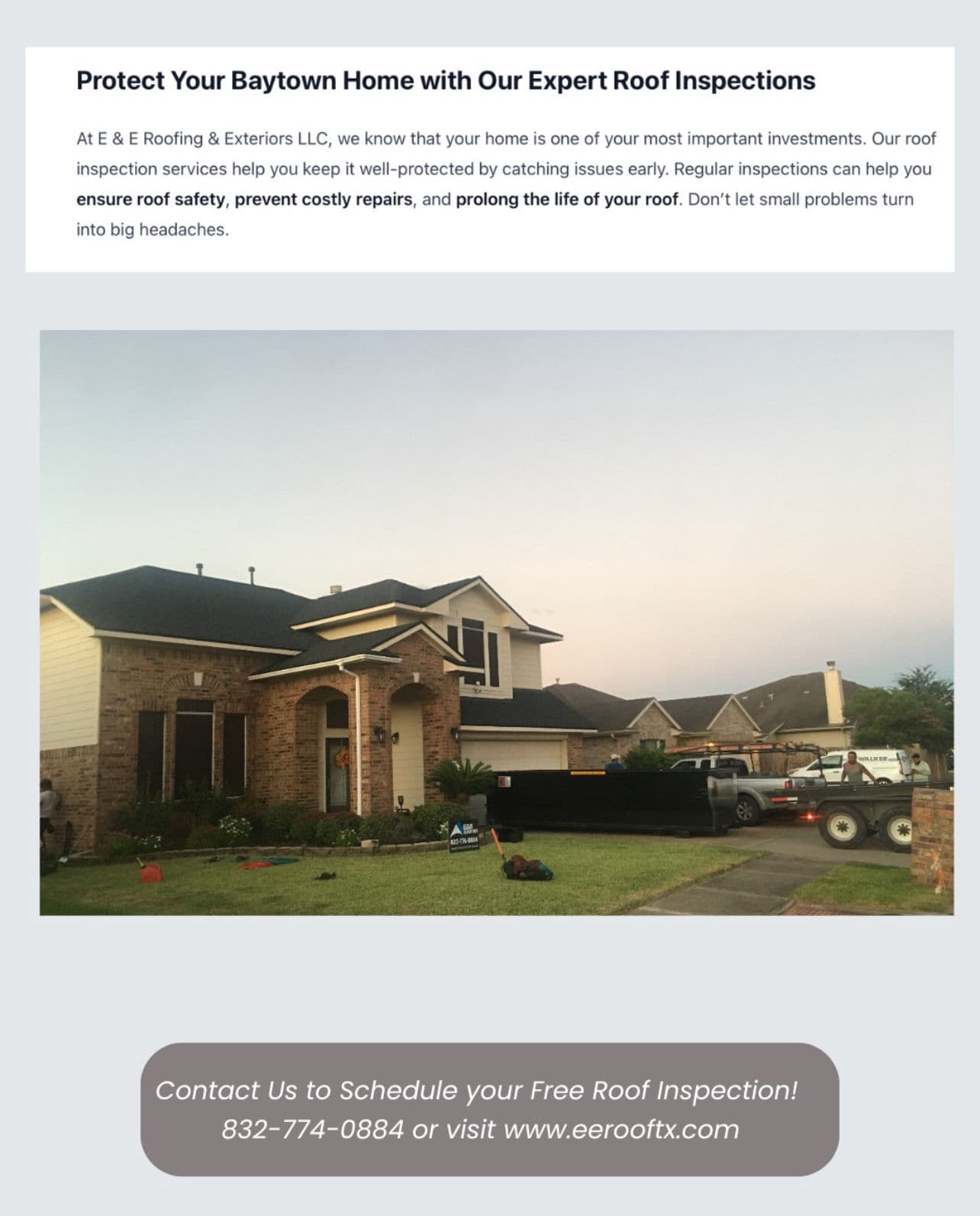 Protect Your Baytown Home with Our Expert Roof Inspections image