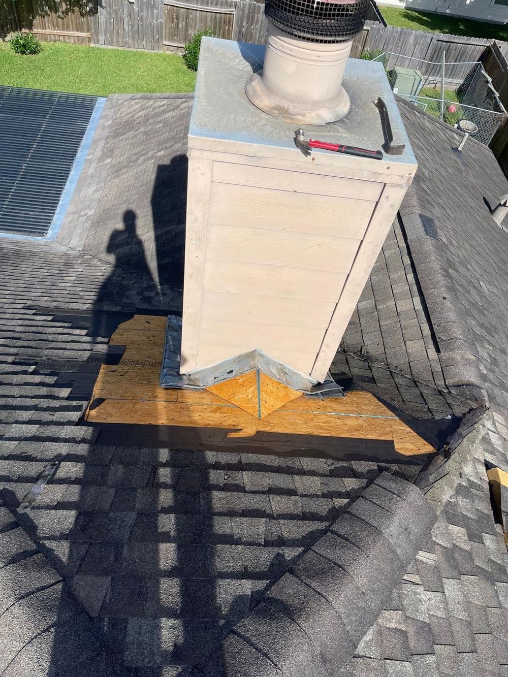 Gallery photos for Chimney Roof Repair and Flashing Replacement in Humble TX: Image #3