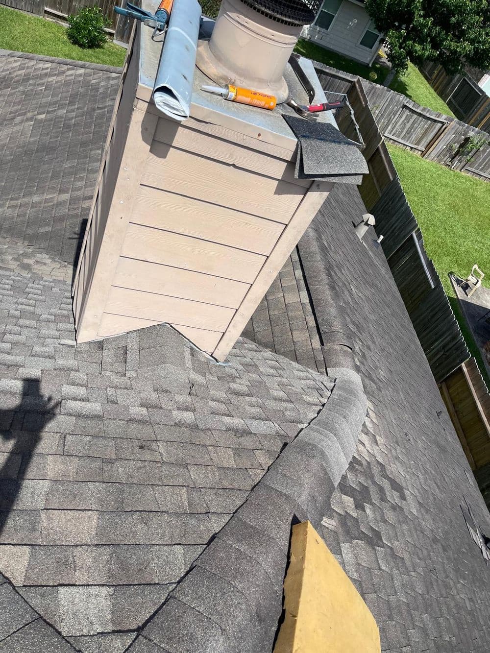Project Chimney Roof Repair and Flashing Replacement in Humble TX image