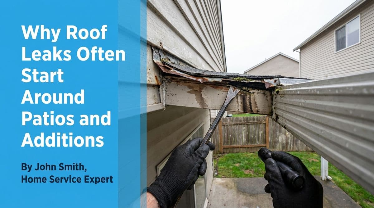 Why Roof Leaks Often Start Around Patios and Additions image